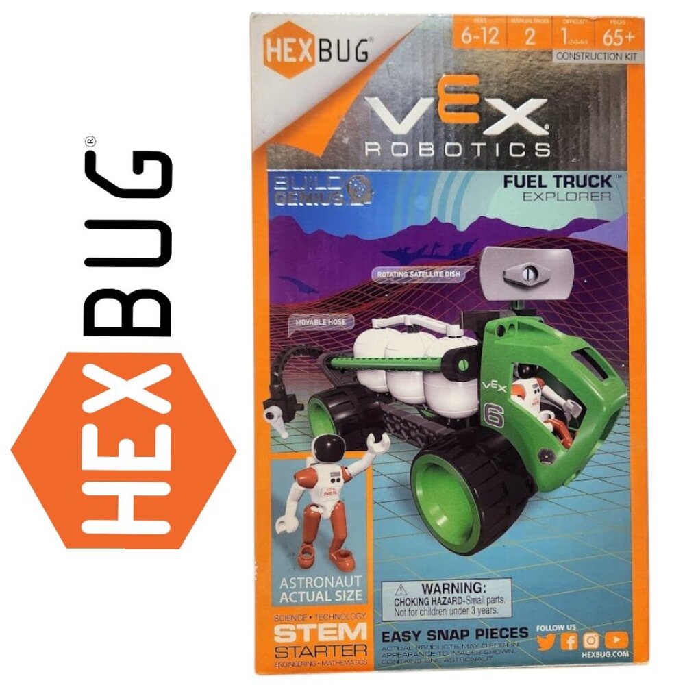 NEW HEXBUG VEX Robotics Fuel Truck Toy Building Kit Robot Engineering STEM Set